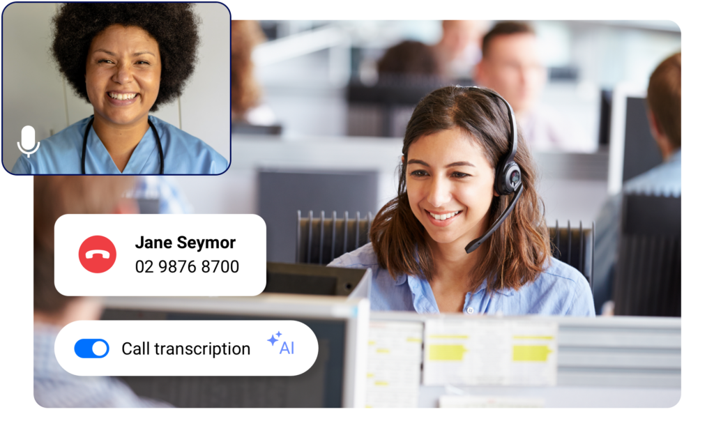 A customer support agent using cloud communications and remote visual support to transform the way they communicate with customers